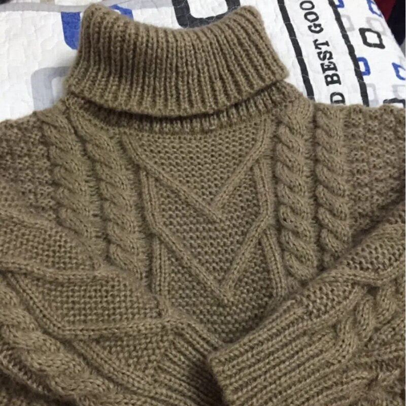 Džemperi ar bruņurupuču apkakli Sieviešu Korejas koledžas Solid Silts Estētisks 2022 Vintage Mājīgs Sieviešu All Match Vienkāršs ziemas tops ar garām piedurknēm