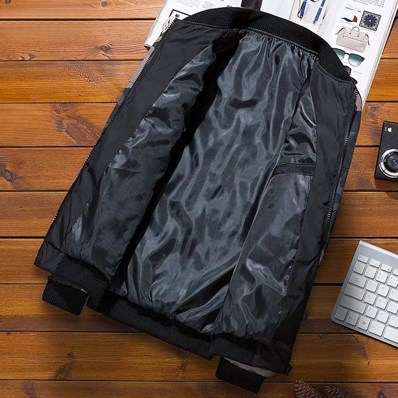 Muška zimska bejzbol jakna Kamuflažni patchwork pamučni kaputi Slim Fit fakultetske tople jakne Muška gornja odjeća sa samostojećim ovratnikom Kaput MY209