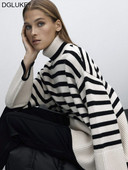 Sieviešu džemperis ar bruņurupuci ar garām piedurknēm retro lielizmēra džemperis sieviešu 2022. gada ziemas trikotāžas džemperis, ielas apģērbs