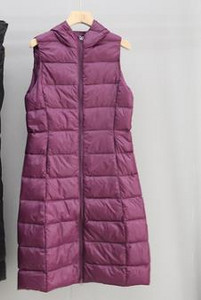 Γυναικείο Αμάνικο Γιλέκο 2022 Νέο Φθινοπωρινό Χειμώνα Εξαιρετικά Ανοιχτό Λευκό Γιλέκο Πουπουλένιο Παλτό Γυναικείο Μπουφάν Parkas με μακριά κουκούλα