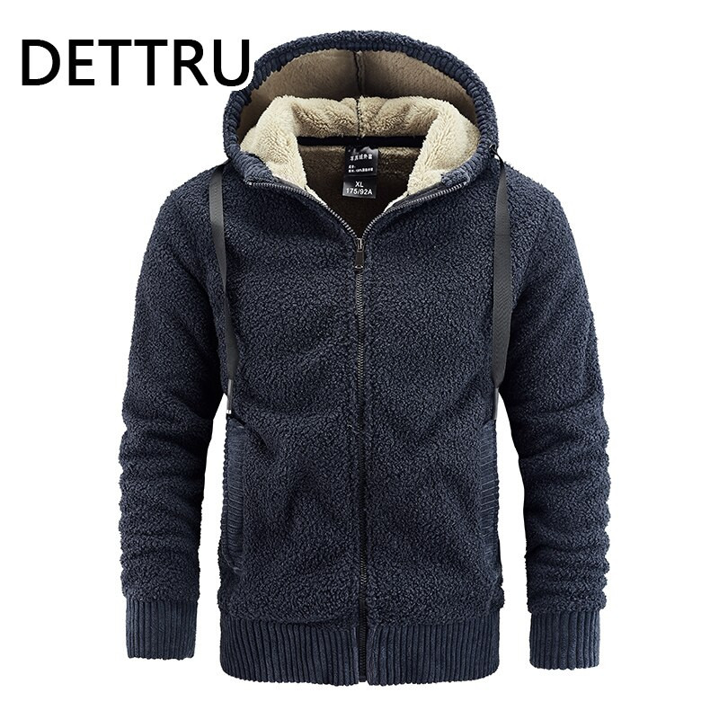 Muške zimske parke Jesen Nove debele tople jakne s kapuljačom od flisa Muška robna marka Gornja odjeća Modne mekane ležerne parke muške 8XL