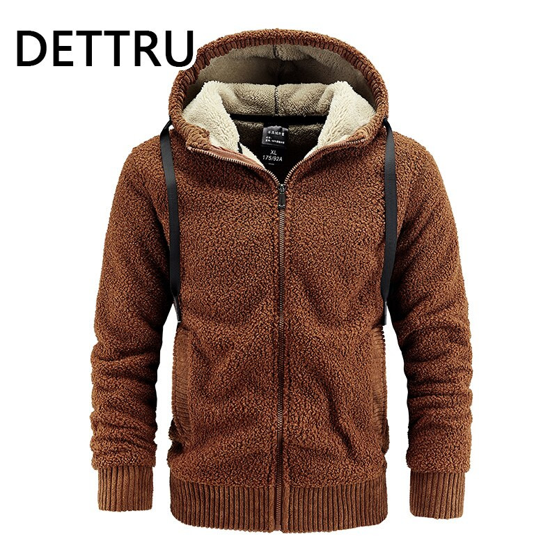 Muške zimske parke Jesen Nove debele tople jakne s kapuljačom od flisa Muška robna marka Gornja odjeća Modne mekane ležerne parke muške 8XL