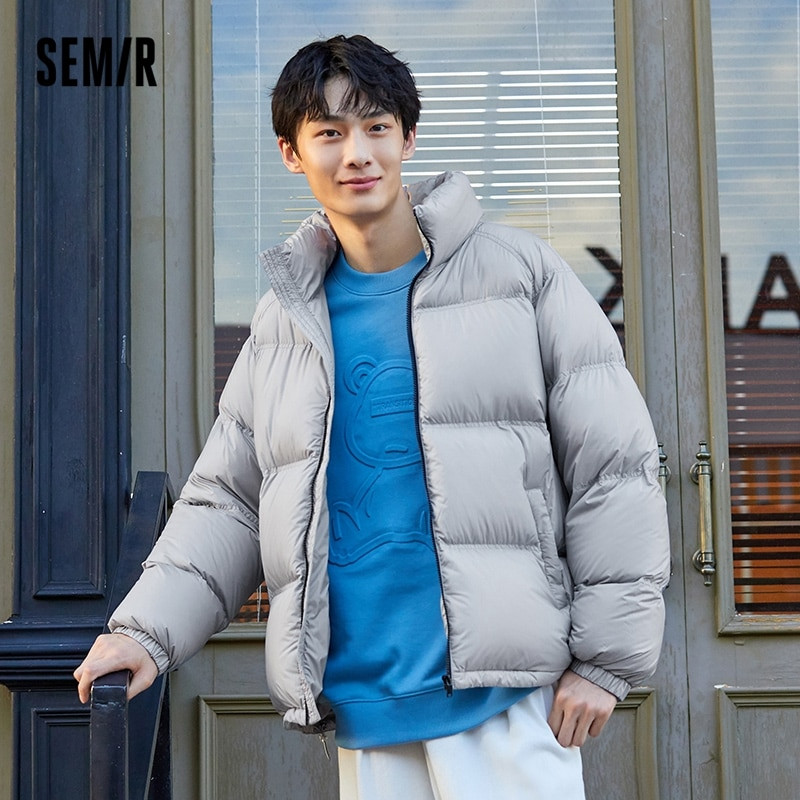 SEMIR Light Down Jacket Ανδρικό γιακά Χειμερινά Ρούχα Ζευγάρι Cloud Thick Coat Επωνυμία Winter Clothes