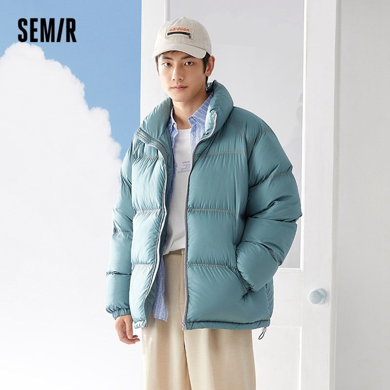 SEMIR Light Down Jacket Ανδρικό γιακά Χειμερινά Ρούχα Ζευγάρι Cloud Thick Coat Επωνυμία Winter Clothes
