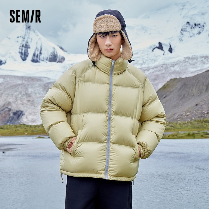 SEMIR Light Down Jacket Ανδρικό γιακά Χειμερινά Ρούχα Ζευγάρι Cloud Thick Coat Επωνυμία Winter Clothes
