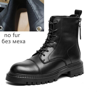 Ženske gležnjače  u britanskom stilu 2022. Nove zimske modne ženske čizme s debelim dnom Ženske kratke čizme na vezanje