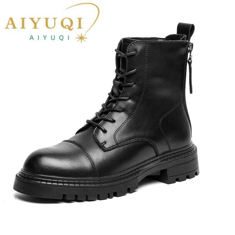 Ženske gležnjače  u britanskom stilu 2022. Nove zimske modne ženske čizme s debelim dnom Ženske kratke čizme na vezanje