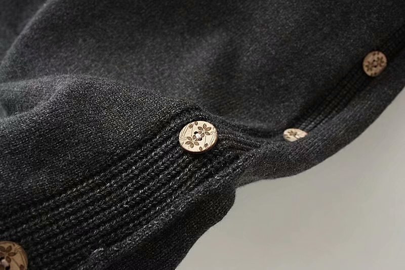 Jesenski, ležerni pleteni prsluk s dugmadima, ženski džemper 2022. Zimski topli široki prsluk s kapuljačom, jakna bez rukava, gornja odjeća 4XL