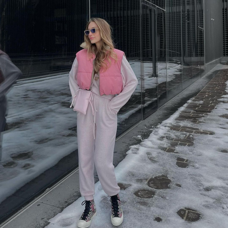 KONDALA 2022 šiks zaļš sieviešu veste ziemas pavasaris ielas apģērbs bieza veste mētelis bez piedurknēm modes veste jakas Sieviešu Parkas