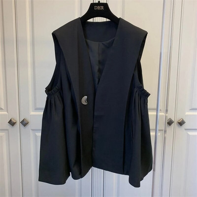 Korejiešu versija ikdienišķai vienkāršai uzvalka vestei sieviešu 2022. gada pavasara jauna dizaina mazai modes jakai