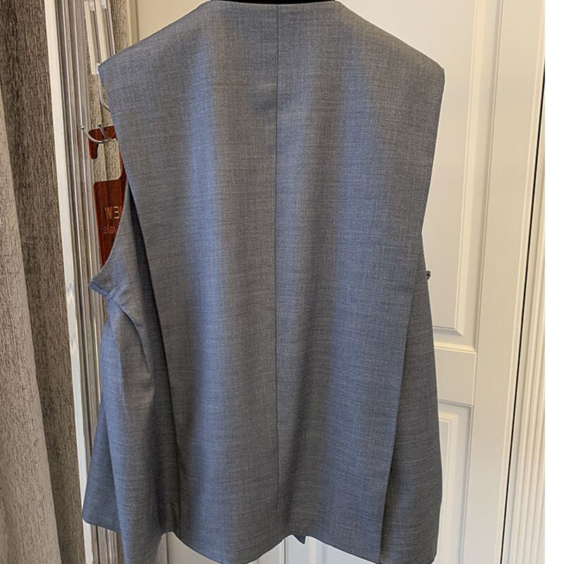 Korejiešu versija ikdienišķai vienkāršai uzvalka vestei sieviešu 2022. gada pavasara jauna dizaina mazai modes jakai