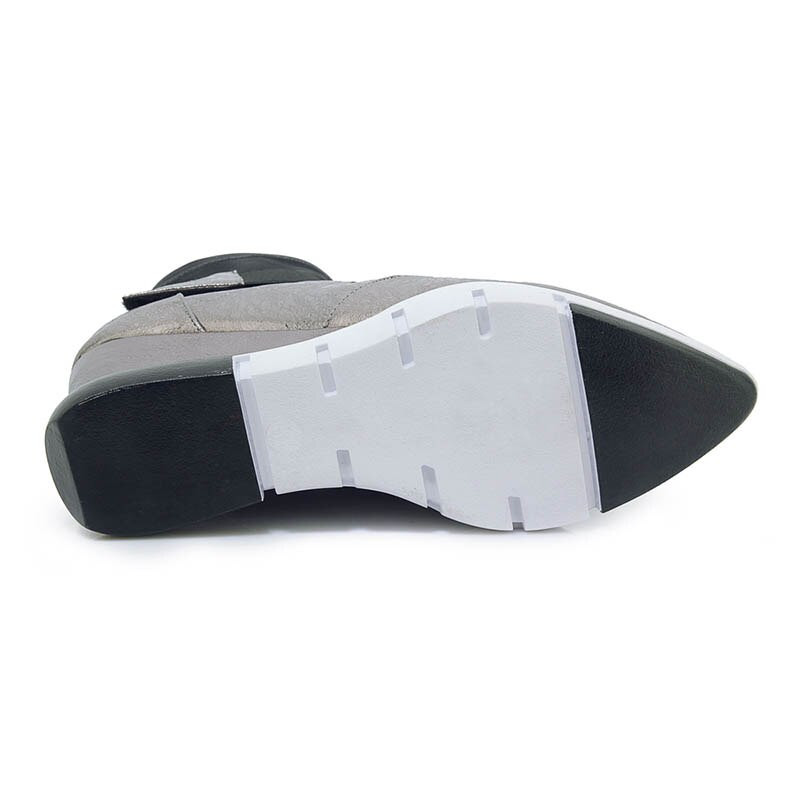 Phoentin čizme na klin  Ženske šiljate platforme na kuku i omču Cross Elastične cipele Ženske FT1176