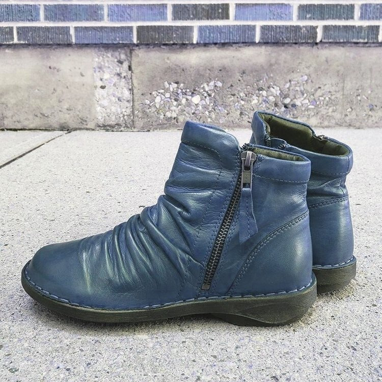 Γυναικείες μπότες 2022 Άνοιξη πρωτότυπες γυναικείες κοντές μπότες Suede Γυναικείες μπότες Βρετανικές μπότες με φερμουάρ Ρετρό Γυναικείες γυμνές μπότες