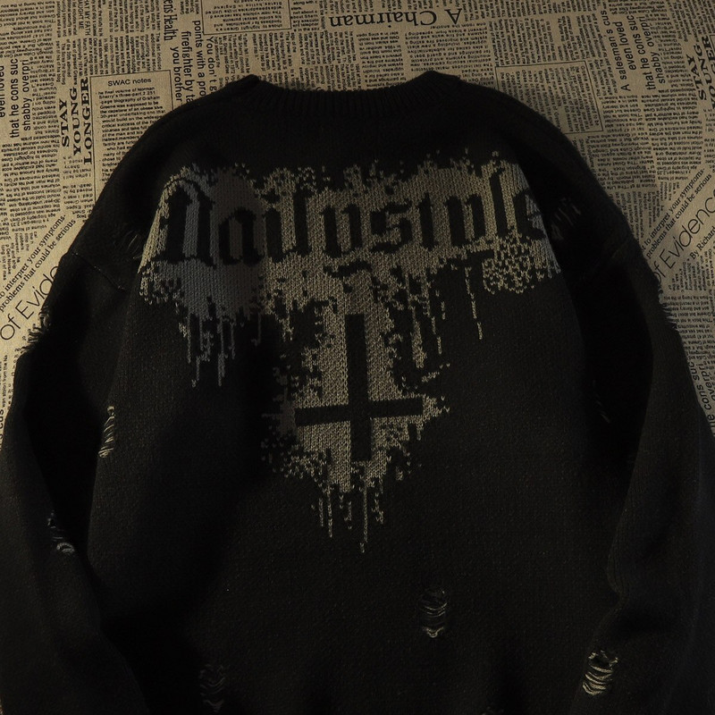 Vintage Streetwear Φθινοπωρινά χειμωνιάτικα πουλόβερ Νέο χιαστί πουλόβερ με λαιμόκοψη 2022 Νέα μόδα υπερμεγέθη Γυναικεία πουλόβερ μακρυμάνικο πουλόβερ