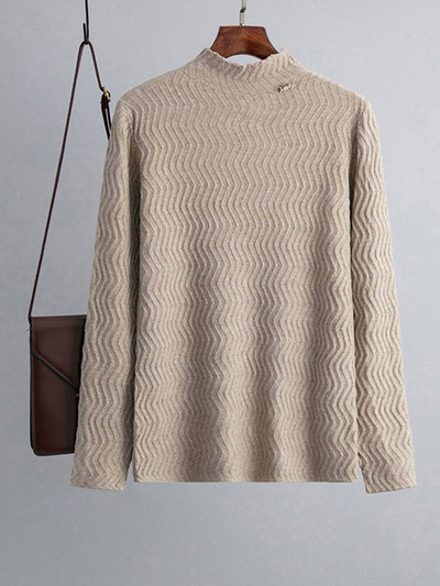 Γυναικεία πλεκτά πουλόβερ με ριγέ ριγέ γυναικεία γυναικεία πλεκτά γυναικεία πλεκτά φθινοπωρινά χειμωνιάτικα ζεστά εσωτερικά πουλόβερ