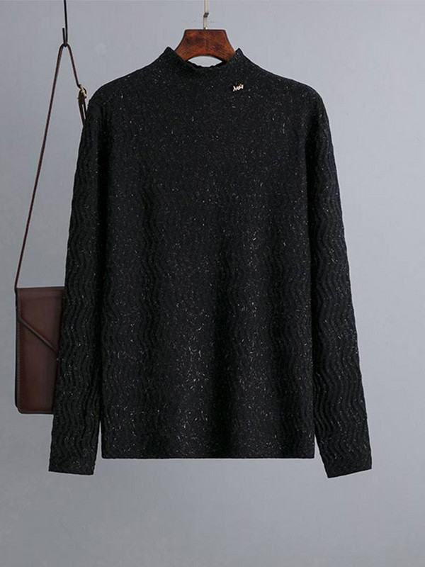 Γυναικεία πλεκτά πουλόβερ με ριγέ ριγέ γυναικεία γυναικεία πλεκτά γυναικεία πλεκτά φθινοπωρινά χειμωνιάτικα ζεστά εσωτερικά πουλόβερ