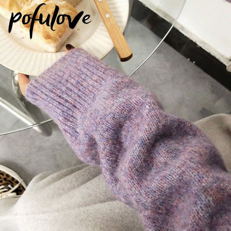 Sieviešu džemperis ar apaļu apkakli, brīvs, slinka stila trikotāžas apģērbs ar garām piedurknēm ikdienas džemperis rudens un ziemas sieviešu džemperu vairumtirdzniecība