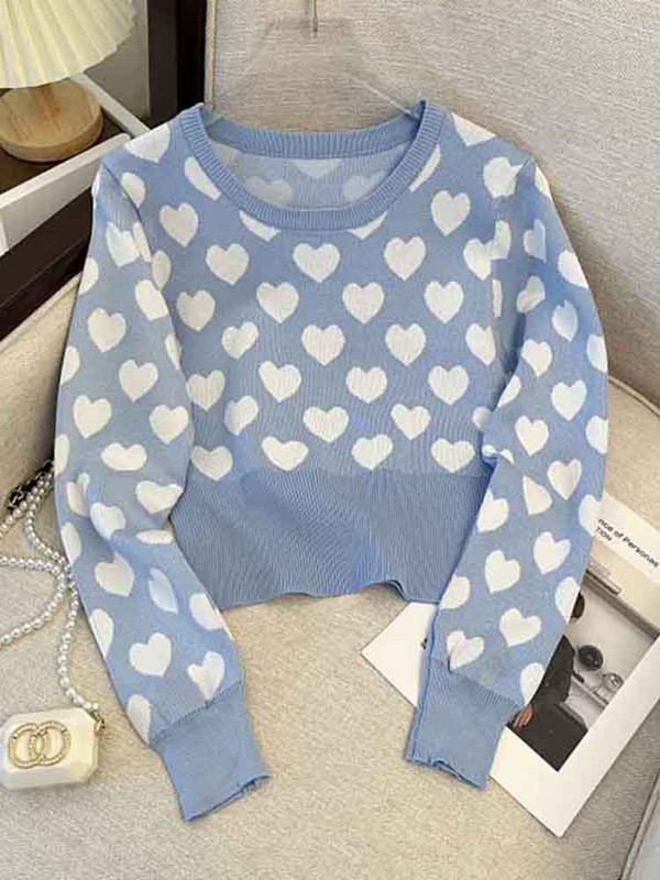 ZOKI Fashion V kakla sieviešu džemperis brīvs, svītrains trikotāžas džemperis ziemas cēloņsakarības Eiropas stila sieviešu džemperis Mēteļi Jauns