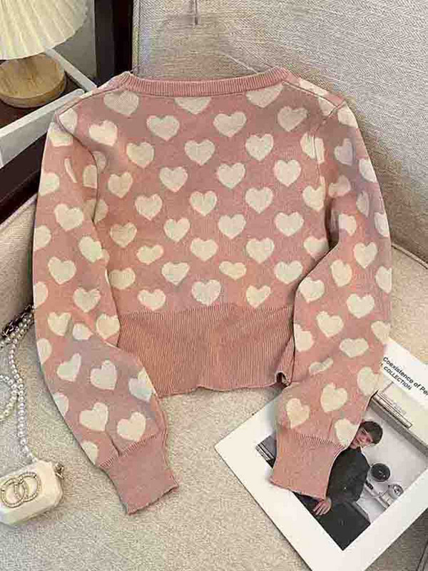 ZOKI Fashion V kakla sieviešu džemperis brīvs, svītrains trikotāžas džemperis ziemas cēloņsakarības Eiropas stila sieviešu džemperis Mēteļi Jauns