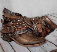Sieviešu modes retro zābaki līdz ikru vidum Mīkstas ādas apavi Sieviešu rudens ziemas Motozābaki Ērti Botas Zapatos De Mujer