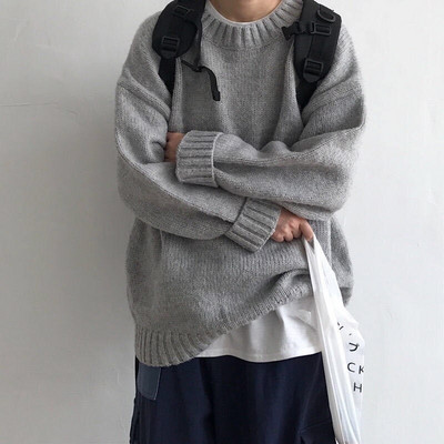 Πλεκτό πουλόβερ χειμωνιάτικο Νέο Πουλόβερ Ζευγάρι Κουνέλι Ρετρό Ιαπωνικό τεμπέλικο στυλ Χαλαρά ρούχα Super Fire casual γυναικεία ρούχα