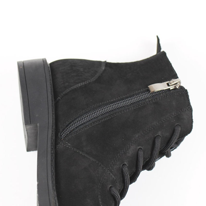 Γυναικεία μποτάκια Extra Wide  Γυναικεία Μποτάκια Γυναικεία Φθινοπωρινά Παπούτσια Flat αντιολισθητικά μποτάκια