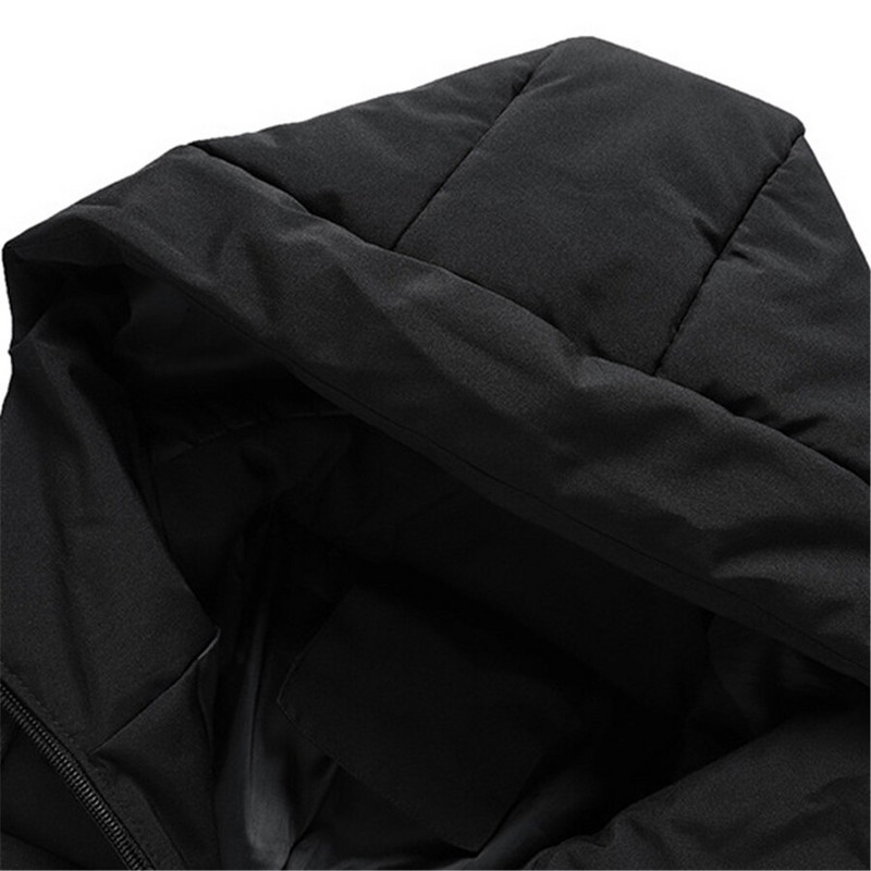 Ανδρικά μπουφάν με επένδυση από βαμβάκι, φθινοπωρινά χειμωνιάτικα μπουφάν 2022 Νέα περιστασιακά ρούχα Plus Size Ανδρικά εξωτερικά παλτό Parkas με χοντρή ζεστή κουκούλα