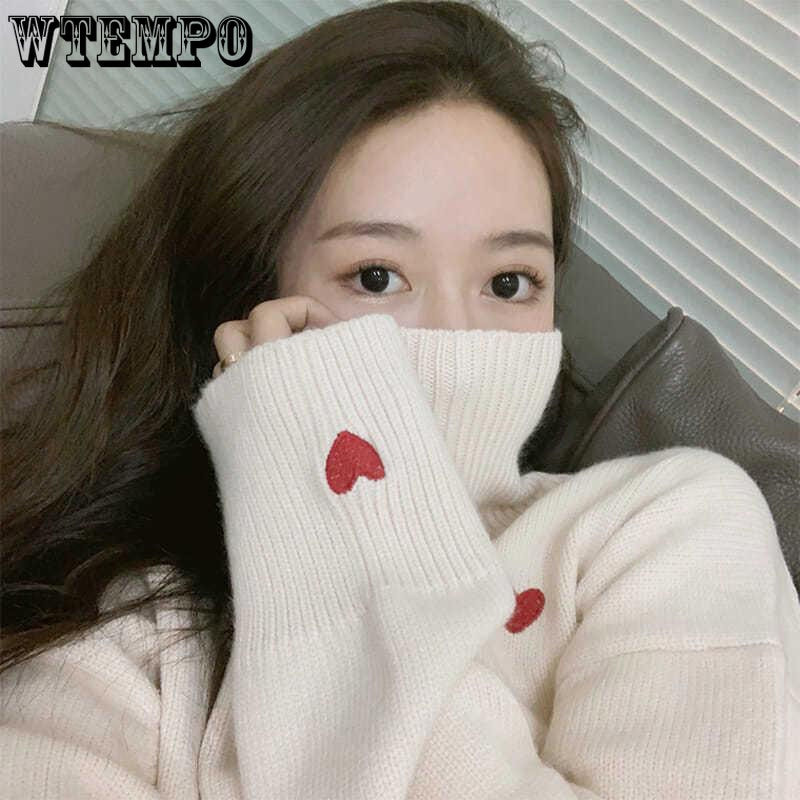 Džemperis ar bruņurupuču apkakli Slinks studentu ar augstu kakla izgriezumu, brīvs džemperis Rudens ziema, jauks ārējais apģērbs Vispārpiemērots, moderns trikotāžas džemperis