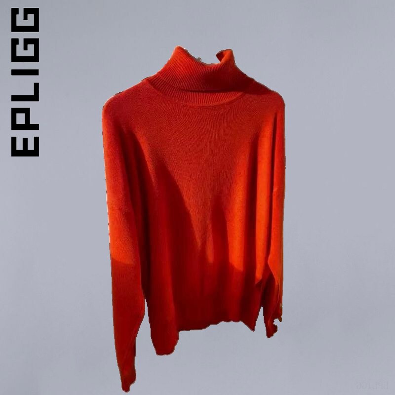 Epligg sieviešu džemperis ar apkakli, trikotāžas modes, mīksti, vienkārši sieviešu džemperi.