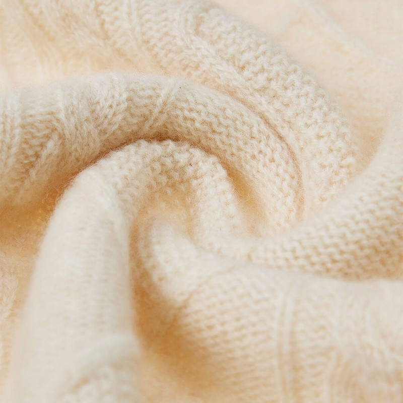 Džemper od kašmira Ženski pleteni džemperi 100% merino vuna dolčevita dolčevita dugih rukava Pleteni pulover 2022 Zima Jesen Džemper Odjeća