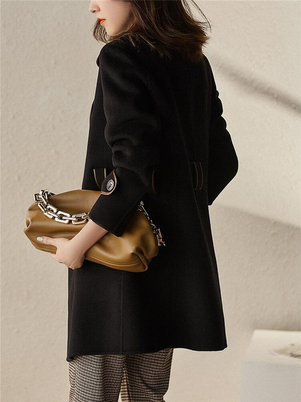 Παλτό Γυναικείο Ανοιξιάτικο Φθινόπωρο Νέο Σακάκι Πέτο με Ραφή Μακρυμάνικο Φαρδιές Τσέπες Μόδα Γυναικεία Ρούχα ZM625