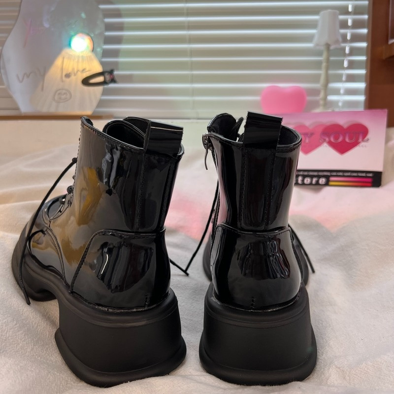 Nauji moteriški kulkšnies batai 2022 m. Platforminiai batai gotikiniai rudeniniai storu padu Lolita batai japoniški JK batai koledžo batai mergaitėms