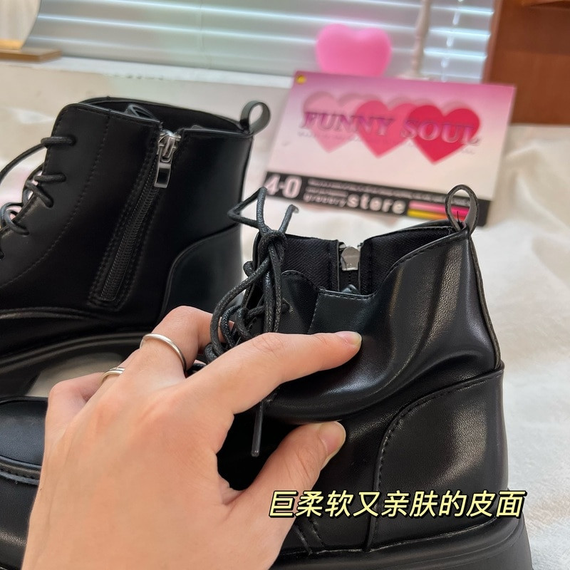 Nauji moteriški kulkšnies batai 2022 m. Platforminiai batai gotikiniai rudeniniai storu padu Lolita batai japoniški JK batai koledžo batai mergaitėms