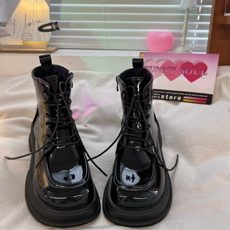 Nauji moteriški kulkšnies batai 2022 m. Platforminiai batai gotikiniai rudeniniai storu padu Lolita batai japoniški JK batai koledžo batai mergaitėms