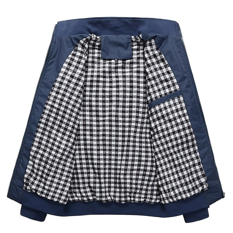 Kvalitatīvas augstas vīriešu jakas Vīriešu jauna ikdienas modes jaka Vienkrāsains mēteļi Regulāra jaka Zīmola mētelis vīriešiem Liela izmēra M-5XL