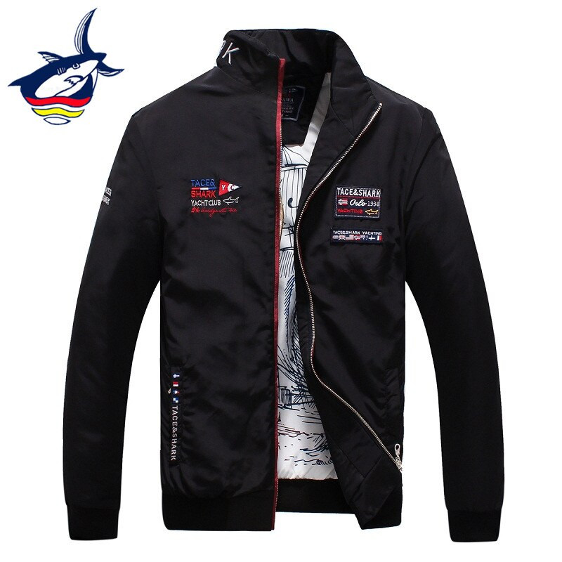 Γνήσια επώνυμα ανδρικά μπουφάν και παλτό Luxury Tace & Shark Embroidery Jacket Ανδρικά ρούχα Άνοιξη φθινόπωρο Ανδρικά μπουφάν