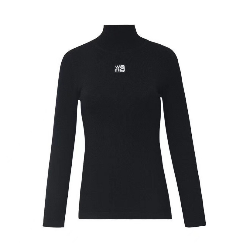 2022FW Modna marka Ženska nova pletena majica s donjim dijelom s dolčevinom Temperamentni pulover Ženski pleteni pulover