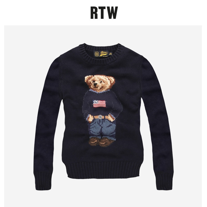 Soft Basic Cashmere Pulls 2022 Νέο γυναικείο πουλόβερ μάλλινο χειμωνιάτικο πλεκτό πουλόβερ Top Sueters Γυναικεία βαμβακερά RL Bear De Mujer