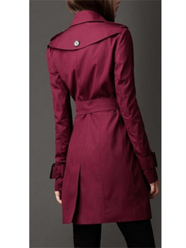 Trenč kaput Ženska 2022 kaki proljeće jesen vjetrovka Nova korejska modna odjeća Remen Ležerni dugi uski kaput s podstavom JD351