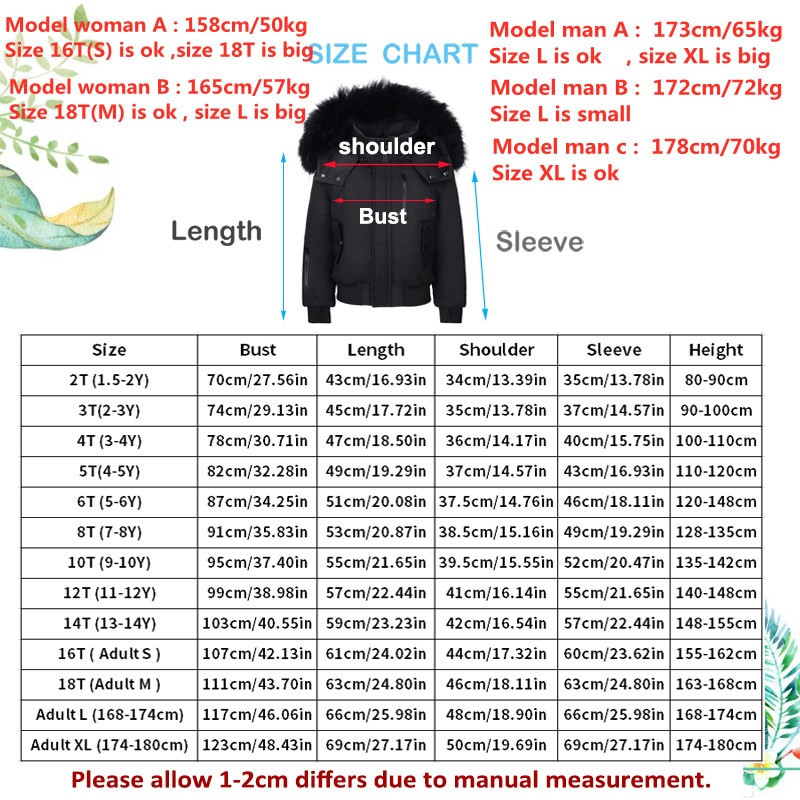 Novi super topli zimski kaputi za djecu od bijelog pačjeg paperja za 2022. - Deblje jakne za tinejdžere na otvorenom, vodootporna tkanina od prirodnog krzna