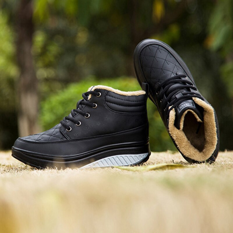 Sneakers Παπούτσια Γυναικεία Νέα Γυναικεία Μποτάκια Χειμερινά Βαμβακερά Παπούτσια Χονδρής Σόλας Ζεστή Λούτρινη Πλατφόρμα Snow Boots Γυναικείες μπότες WSH3420