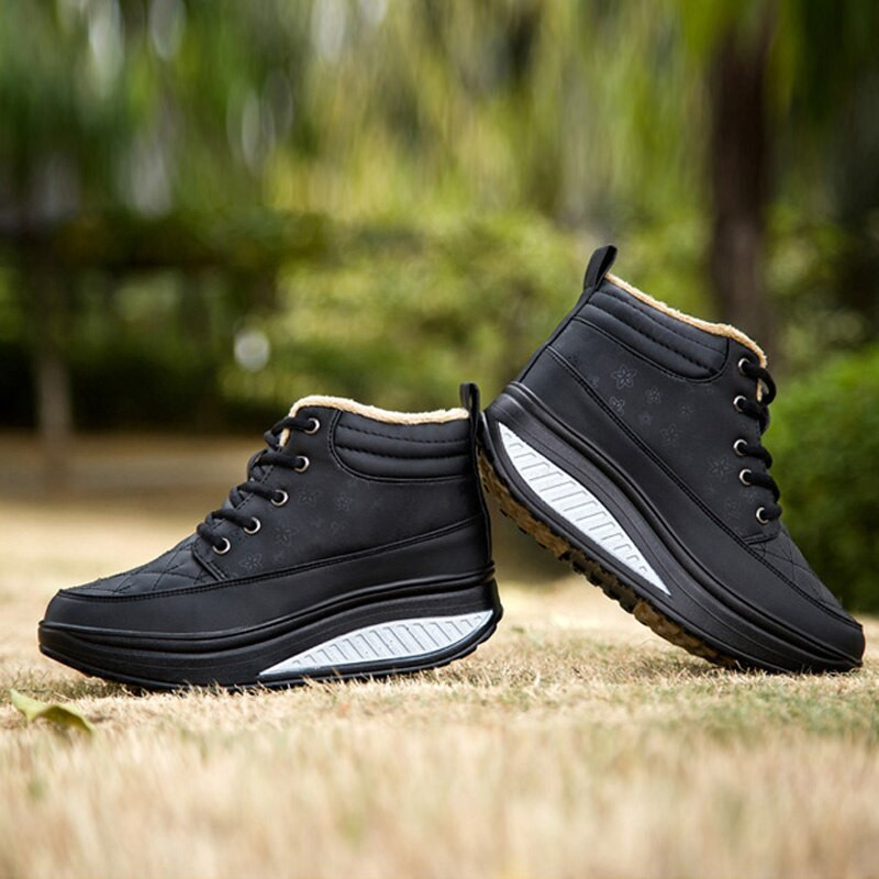 Sneakers Παπούτσια Γυναικεία Νέα Γυναικεία Μποτάκια Χειμερινά Βαμβακερά Παπούτσια Χονδρής Σόλας Ζεστή Λούτρινη Πλατφόρμα Snow Boots Γυναικείες μπότες WSH3420