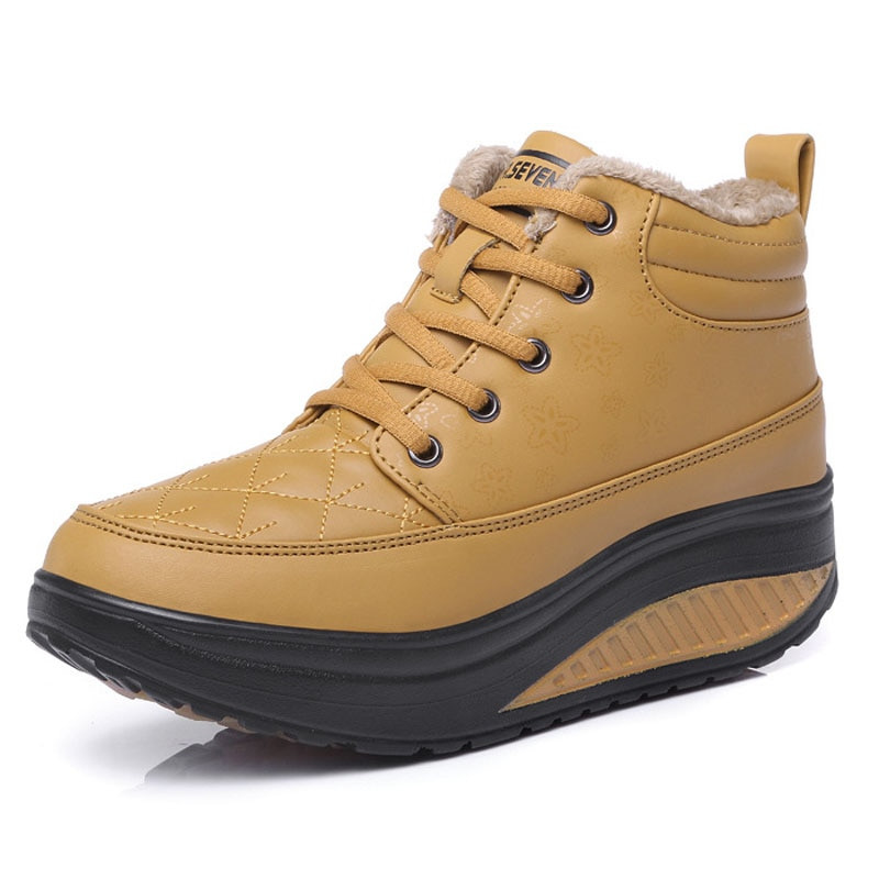 Sneakers Παπούτσια Γυναικεία Νέα Γυναικεία Μποτάκια Χειμερινά Βαμβακερά Παπούτσια Χονδρής Σόλας Ζεστή Λούτρινη Πλατφόρμα Snow Boots Γυναικείες μπότες WSH3420