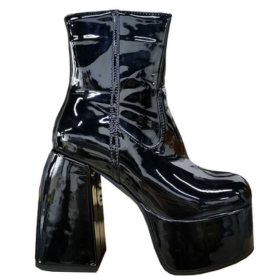 Σχέδιο επωνυμίας Εξαιρετικής ποιότητας Patchwork Μπότες με ψηλά τακούνια Πλατφόρμα 2021 Σέξι κομψά γυναικεία παπούτσια μόδας μεγάλο μέγεθος 35-47