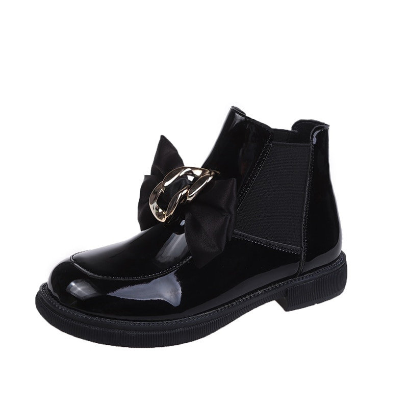 2022. gada ziemas Sieviešu zābaki Modes Lentes Platformas Kurpes Jauni Zābaki Siltas Ķēdes Biezas Dizaina Gotikas Puszābaki Chelsea Zābaki Botas Mujer