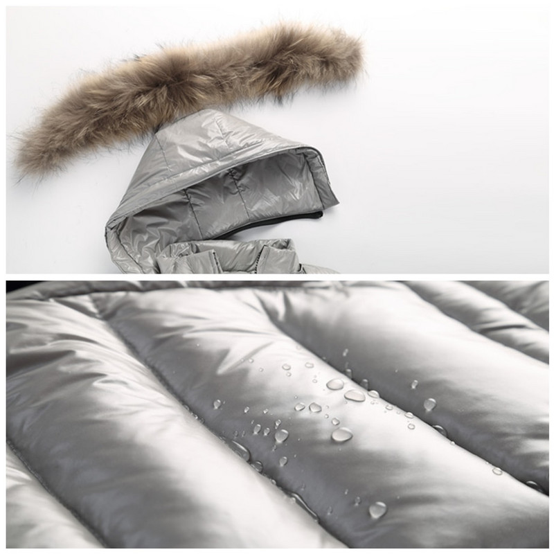 -30 Orosz téli hóruha 2022 fiú baba dzseki 80%-os kacsatoll kültéri csecsemőruhák lányok hegymászó fiúknak gyerek jumpsuit 2-5 év