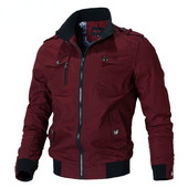 Bomber Jacket Vīriešu modes gadījuma vējjaka vīriešu mētelis 2021. gada pavasaris, rudens, jauns, karsts virsdrēbju statīvs, šaura, militāra vīriešu jaka
