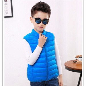 Αγόρια αμάνικο γιλέκο για κορίτσια Χαριτωμένο γιλέκο Χειμερινό πουπουλένιο γιλέκο Παιδικά ρούχα Φθινόπωρο Παιδικά Ζεστό παλτό Βαμβακερό γιλέκο