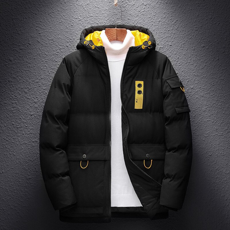 Χοντρό παλτό Parka Oversize 6XL 7XL 8XL 2022 Brand Keep Warm Ανδρικό μαύρο μπλε κόκκινο μπουφάν με επένδυση