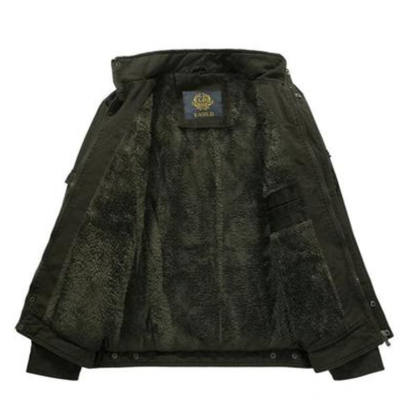 Winter Bomber Jacket Ανδρικό Military Thick Warm Ανδρικό Parkas Windbreaker Casual Ανδρικό Μπουφάν Pilot Μέγεθος M-6XL Campera Hombre